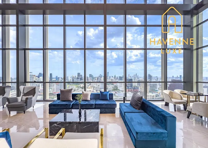 Luxury Downtown 2br 2ba Sky Pool Gym 5min Walk To Siam Paragon Bangkok