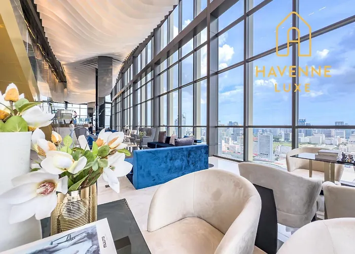 Apartment Luxury Downtown 2br 2ba Sky Pool Gym 5min Walk To Siam Paragon *