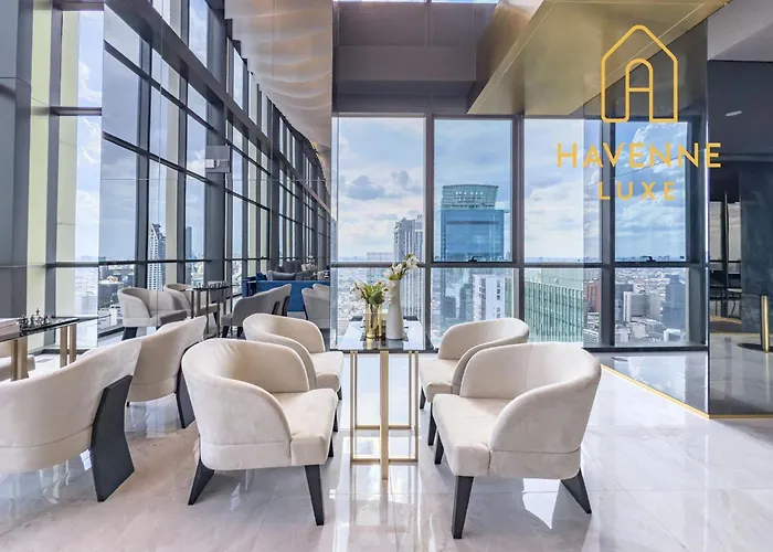 Luxury Downtown 2br 2ba Sky Pool Gym 5min Walk To Siam Paragon Apartment *